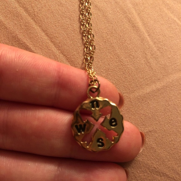 Compass Gold Necklace - Picture 1 of 2